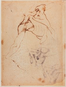 Estudo do tronco para a "Batalha de Cascina", século XVI (desenho) de Michelangelo Buonarroti