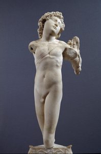 Arqueiro jovem, c.1490 (mármore) de Michelangelo Buonarroti