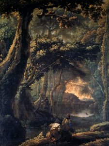 Caça ao Coot, de Michelangelo Cerquozzi conhecido como Michelangelo delle Battaglie (1602-1660), óleo sobre tela, 67x51 cm.