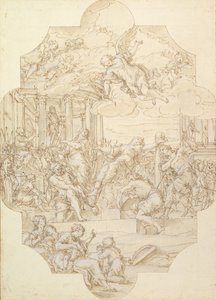O Martírio de Santa Anastácia, 1721. de Michelangelo Cerruti