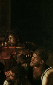 Ressurreição de Lázaro (detalhe de 238777) de Michelangelo Merisi Caravaggio