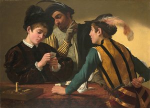 The Cardsharps de Michelangelo Merisi Caravaggio