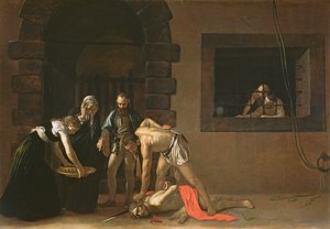 A decapitação de São João Batista, 1608 de Michelangelo Merisi Caravaggio