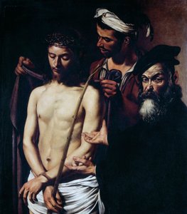 Ecce Homo, c.1605 (óleo sobre tela) de Michelangelo Merisi da Caravaggio