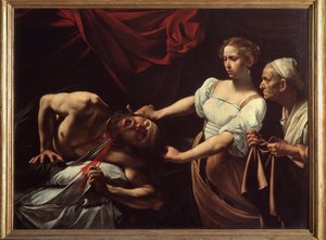Judith Beheading Holofernes (óleo sobre tela