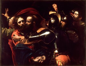 A tomada de Cristo de Michelangelo Merisi da Caravaggio