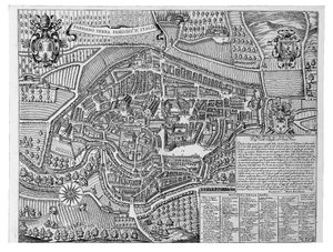 Fabriano Terra Famoso na Itália, 1630 de Michele Buti