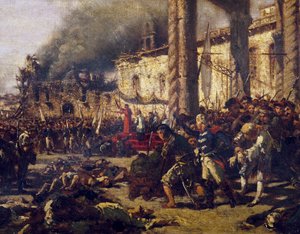 Massacres de Altamura, de Michele Cammarano (1835-1920), República Napolitana, Itália