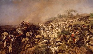 A Batalha de Dogali, de Michele Cammarano