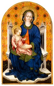A Madonna e a Criança Entronizada,