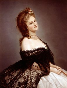 Virginia Oldoini, condessa de Castiglione, depois de uma foto de Pierre-Louis Pierson, 1862