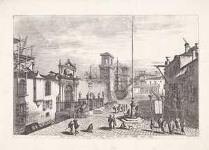 Porta Magna de Venetiaans Arsenaal As duas portas do Grande Arsenal de Veneza (...) (título no objeto) Gezichten op Venetië (título da série) Vistas magníficas e selecionadas da cidade de Veneza (título da série)