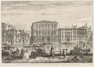 Vistas de Veneza: Palazzo Pesaro, 1741. de Michele Marieschi