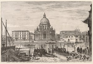 Vistas de Veneza: SM Della Salute, 1741. de Michele Marieschi