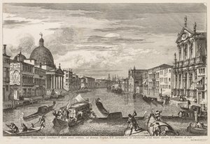 Vistas de Veneza: Santa Chiara de Michele Marieschi