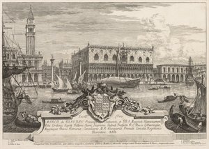 Vistas de Veneza: Piazzetta e Palácio Ducal, 1741.