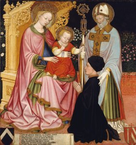 Madonna e Criança com o Doador, Pietro de
