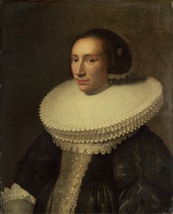 Retrato de uma senhora com um Ruff, 1638.