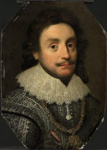 Retrato de Frederick V (1596-1632), Eleitor do Palatinado de Michiel Jansz van Mierevelt (copy after)