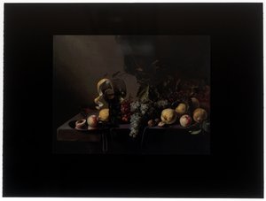 Natureza morta com frutos e uvas de Michiel Simons
