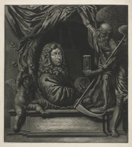 Auto-retrato, 1685. de Michiel van Musscher