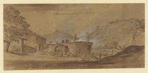 Forno de cal perto de Lyon de Michiel van Overbeek