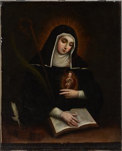 Santa Gertrudes de Miguel Cabrera