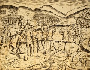 Batalha de Alcácer Quibir ou Ksar El-Kebir, contra os portugueses, 4 de agosto de Miguel Leitão de Andrada