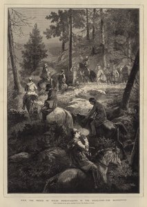 SAR, o Príncipe de Gales, Deer-Stalking nas Highlands, o Rendezvous