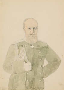 Retrato do imperador Alexandre III de Mihaly von Zichy