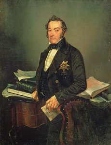 Retrato do senador Ivan Tolstoi (1792-1854) (óleo sobre tela)