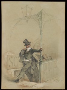 O Reveler distraído, de Mihaly von Zichy