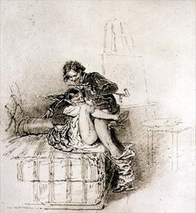 The Artist and the Gypsy Model, placa 17 de 