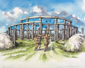 Woodhenge, século 25 aC, c1990-2010