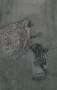 Uma rosa de Mikhail Aleksandrovich Vrubel