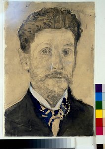 Autoportrait - Oeuvre de Mikhail Alexandrovich Vrubel (Vroubel) (1856-1910) de Mikhail Aleksandrovich Vrubel