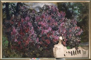 Lilás (Lilacs) - Pintura de Mikhail Alexandrovich Vrubel (Vrubel) (1856-1910), óleo sobre tela de Mikhail Aleksandrovich Vrubel