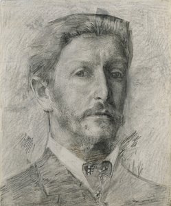 Auto-retrato, 1904-1905 de Mikhail Aleksandrovich Vrubel