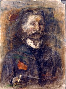 Auto-retrato, 1904. de Mikhail Aleksandrovich Vrubel