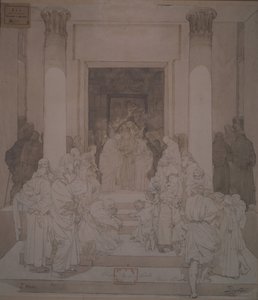 O noivado de José e Maria de Mikhail Aleksandrovich Vrubel