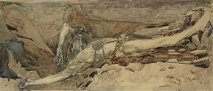 O Demônio abatido, 1901 de Mikhail Aleksandrovich Vrubel