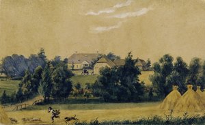 A propriedade Priyutino, década de 1830