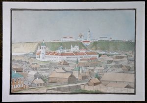 Vista de Tobolsk, década de 1850
