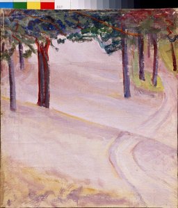 Paisagem de Mikhail Vasilievich Matyushin