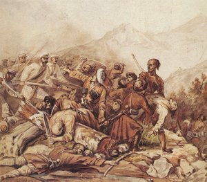 A batalha do rio Valerik em 11 de julho de 1840, 1840