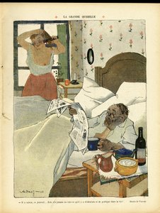 Ilustração de Miklos Vadasz (1884-1927) em Le Lire