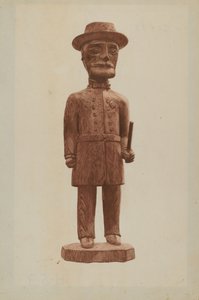Policial esculpido de Mildred E. Bent