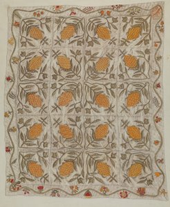 Colcha de Abacaxi de Mildred E. Bent