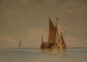 A Calm, data desconhecida (aguarela e lápis sobre papel)