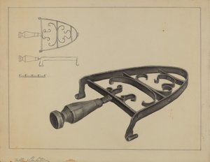 Pa. Suporte de ferro plano alemão de Milton Grubstein